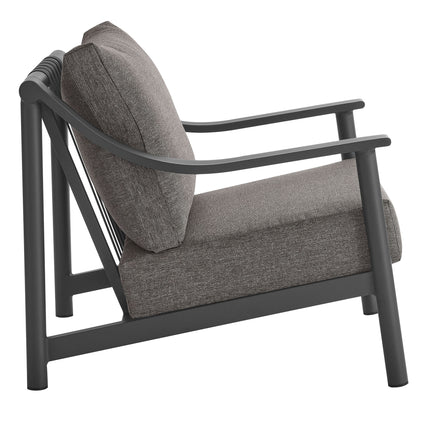 Modway EEI-6976 Terrace Outdoor Patio Aluminum Accent Armchair - Plaza Home Decor