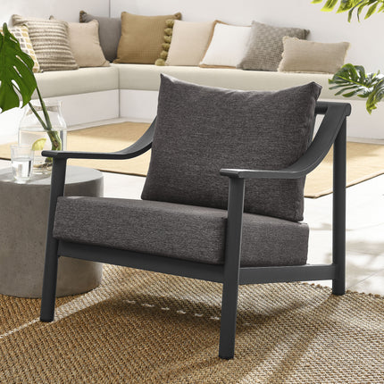 Modway EEI-6976 Terrace Outdoor Patio Aluminum Accent Armchair - Plaza Home Decor
