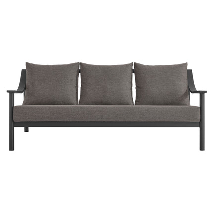 Modway EEI-6977 Terrace Outdoor Patio Aluminum Sofa - Plaza Home Decor