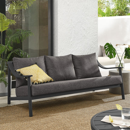 Modway EEI-6977 Terrace Outdoor Patio Aluminum Sofa - Plaza Home Decor