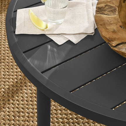 Modway EEI-6978 Terrace 35" Outdoor Patio Aluminum Round Coffee Table - Plaza Home Decor