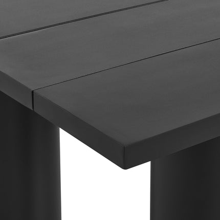 Modway EEI-6980 Nautica Outdoor Patio 87" Rectangular Aluminum Dining Table Modway