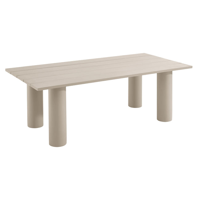 Modway EEI-6980 Nautica Outdoor Patio 87" Rectangular Aluminum Dining Table Modway