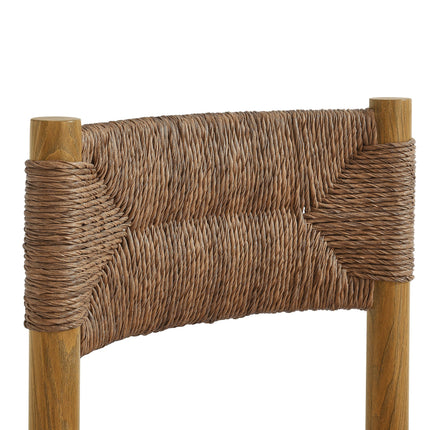 Modway EEI-6982 Parkland Outdoor Patio Rattan and Aluminum Dining Side Chairs Set of 2 Modway