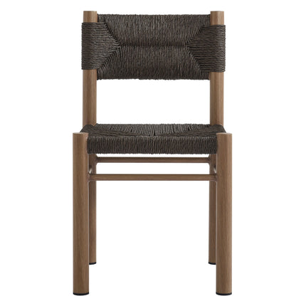 Modway EEI-7064 Parkland 7-Piece Rectangular Outdoor Patio Rattan and Aluminum Dining Table and Chairs Set Modway