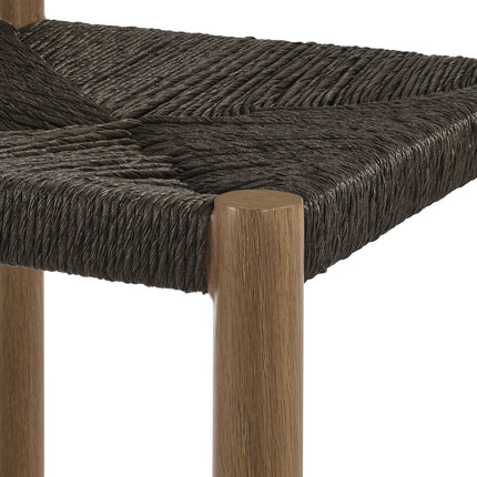 Modway EEI-6984 Parkland Outdoor Patio Rattan and Aluminum Bar Stools Set of 2 Modway