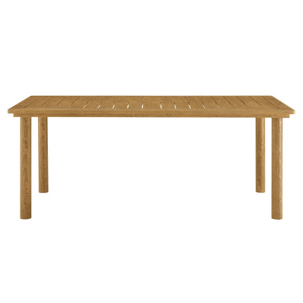 Modway EEI-6985 Parkland 76" Outdoor Patio Aluminum Dining Table Modway