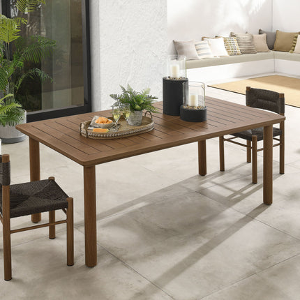 Modway EEI-6985 Parkland 76" Outdoor Patio Aluminum Dining Table Modway