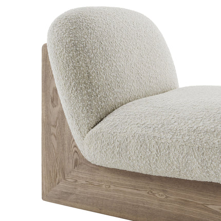 Modway EEI-6988 Loyal Boucle Fabric Accent Chair and Ottoman Set Modway