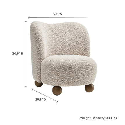 Modway EEI-6989 Monroe Boucle Fabric Accent Chair Modway