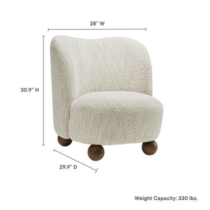Modway EEI-6989 Monroe Boucle Fabric Accent Chair Modway