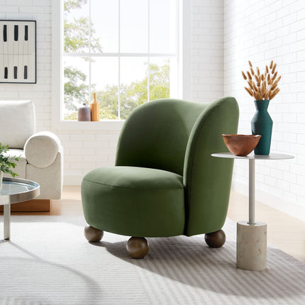 Modway EEI-6990 Monroe Performance Velvet Accent Chair Modway