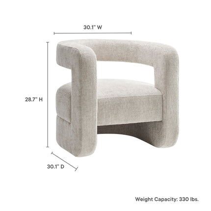 Modway EEI-6991 Jaylin Upholstered Chenille Accent Chair Modway