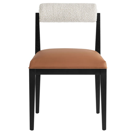 Modway EEI-6992 Kai Boucle and Vegan Leather Dining Chair Modway