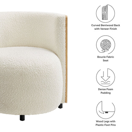 Modway EEI-6994 Solis Boucle Accent Chair - Plaza Home Decor