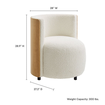 Modway EEI-6994 Solis Boucle Accent Chair - Plaza Home Decor