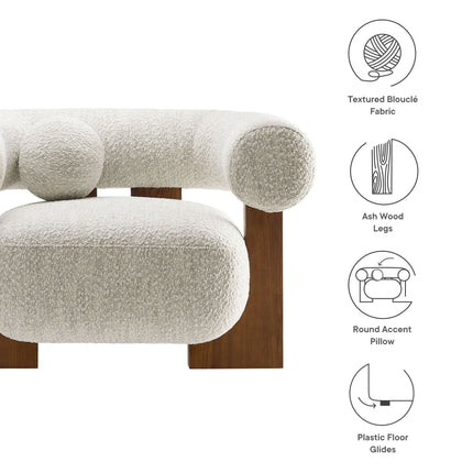 Modway EEI-6996 Jace Boucle Accent Chair Modway