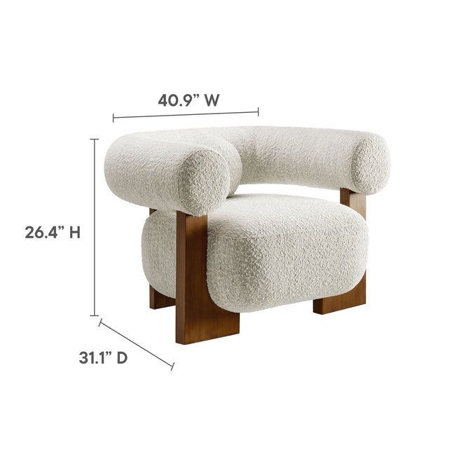 Modway EEI-6996 Jace Boucle Accent Chair Modway