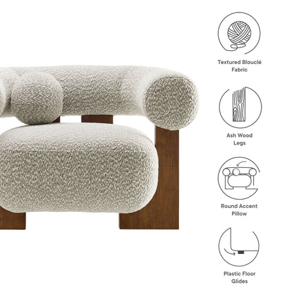 Modway EEI-6996 Jace Boucle Accent Chair Modway