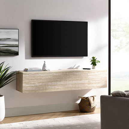 Modway EEI-7006 Terra 71" Wall-Mounted TV Stand - Plaza Home Decor