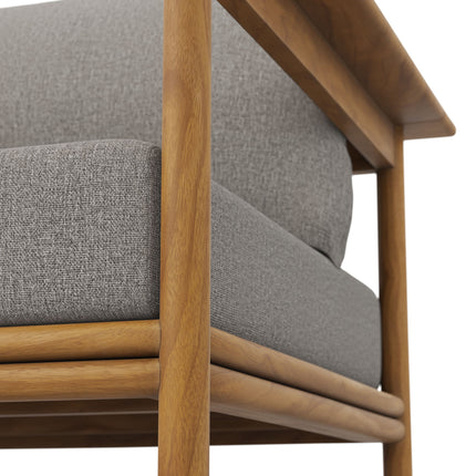Modway EEI-7007 Wren Outdoor Patio Teak Wood Armchair Modway