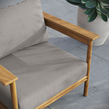 Modway EEI-7007 Wren Outdoor Patio Teak Wood Armchair Modway