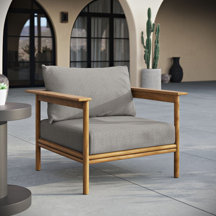 Modway EEI-7007 Wren Outdoor Patio Teak Wood Armchair Modway