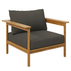 Natural Flint Gray / Teak Wood