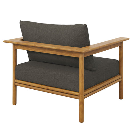 Modway EEI-7068 Wren Outdoor Patio Teak Wood Armchair Set of 2 Modway