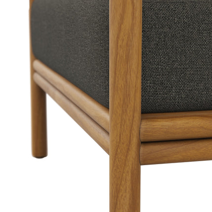 Modway EEI-7068 Wren Outdoor Patio Teak Wood Armchair Set of 2 Modway