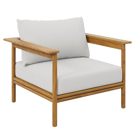 Modway EEI-7069 Wren 6-Piece Outdoor Patio Teak Wood Furniture Set Modway