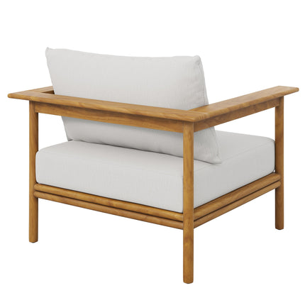 Modway EEI-7007 Wren Outdoor Patio Teak Wood Armchair Modway