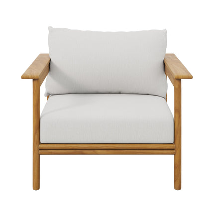 Modway EEI-7007 Wren Outdoor Patio Teak Wood Armchair Modway