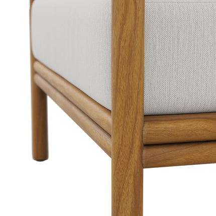 Modway EEI-7007 Wren Outdoor Patio Teak Wood Armchair Modway
