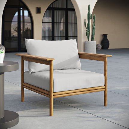 Modway EEI-7007 Wren Outdoor Patio Teak Wood Armchair Modway