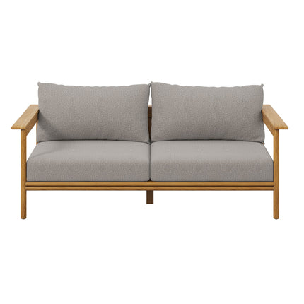 Modway EEI-7008 Wren Outdoor Patio Teak Wood Sofa Modway