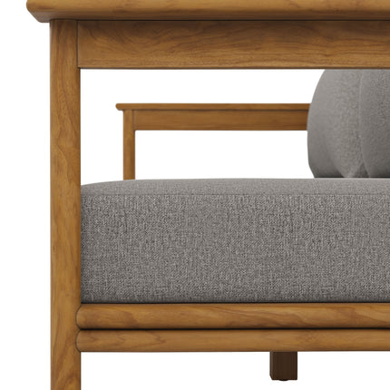 Modway EEI-7008 Wren Outdoor Patio Teak Wood Sofa Modway