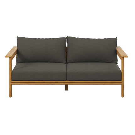 Modway EEI-7008 Wren Outdoor Patio Teak Wood Sofa Modway