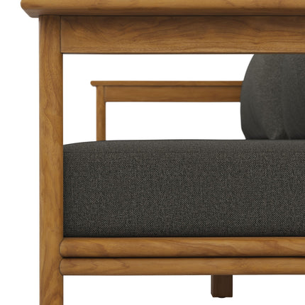 Modway EEI-7008 Wren Outdoor Patio Teak Wood Sofa Modway