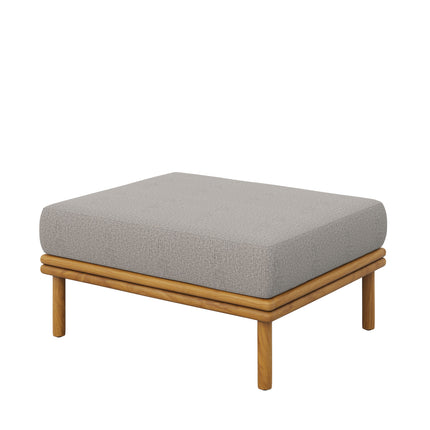 Modway EEI-7009 Wren Outdoor Patio Teak Wood Ottoman