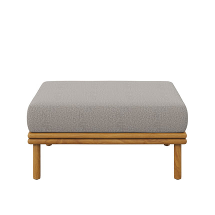 Modway EEI-7009 Wren Outdoor Patio Teak Wood Ottoman
