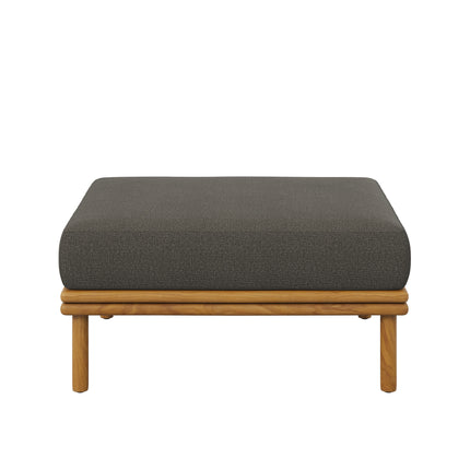 Modway EEI-7009 Wren Outdoor Patio Teak Wood Ottoman