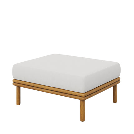 Modway EEI-7009 Wren Outdoor Patio Teak Wood Ottoman