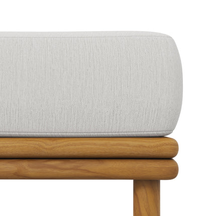 Modway EEI-7009 Wren Outdoor Patio Teak Wood Ottoman