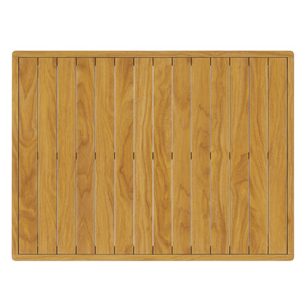 Modway EEI-7010 Wren Outdoor Patio Teak Wood Coffee Table Modway