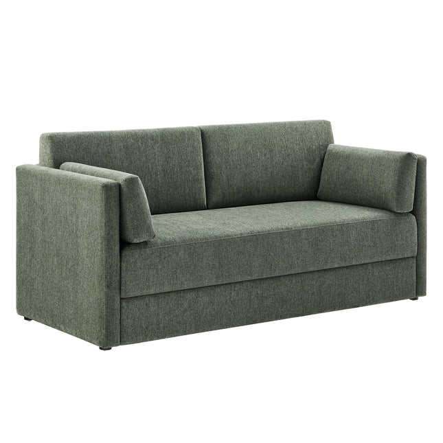 Modway EEI-7012 Linden Upholstered Heathered Chenille Sofa Modway