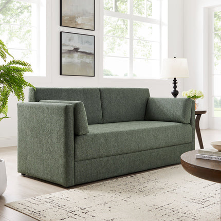 Modway EEI-7012 Linden Upholstered Heathered Chenille Sofa Modway