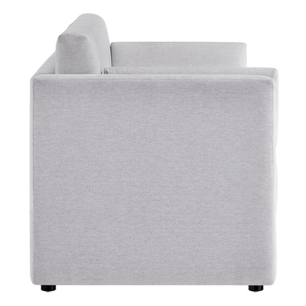Modway EEI-7012 Linden Upholstered Heathered Chenille Sofa Modway