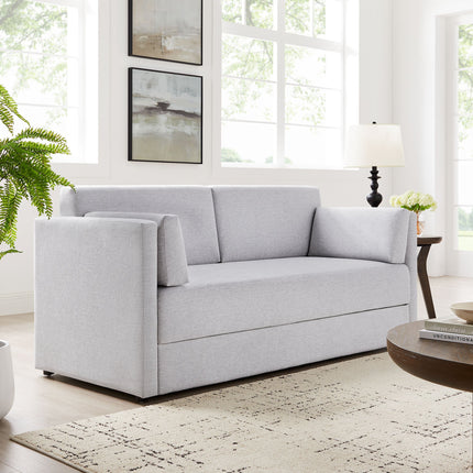 Modway EEI-7012 Linden Upholstered Heathered Chenille Sofa Modway