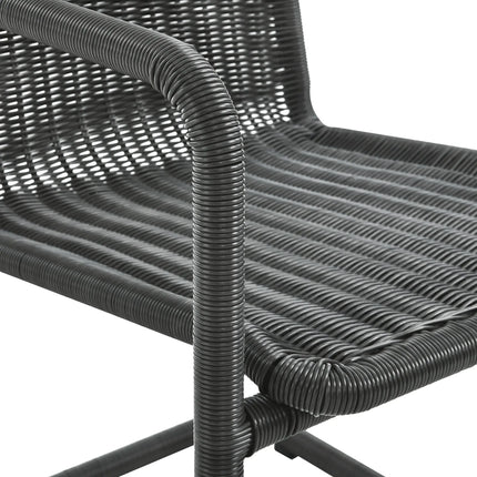 Modway EEI-7014 Abacus Outdoor Patio Wicker Dining Chairs Set of 2 Modway